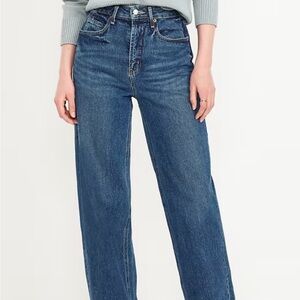 Extra High-Waisted Wide-Leg Jeans 6 Petite